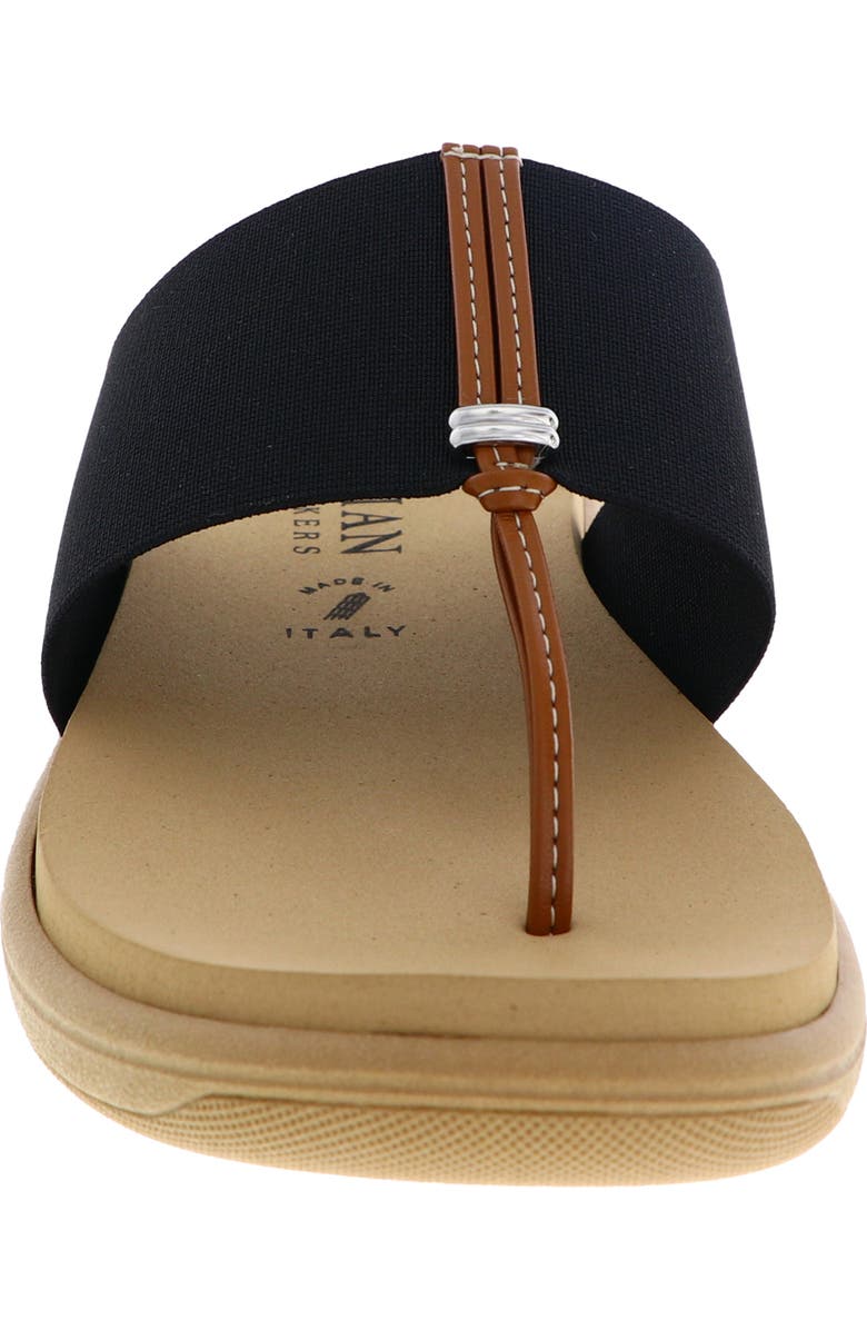 ITALIAN SHOEMAKERS Jahzara Elastic Strap Sandal, Alternate, color, Black