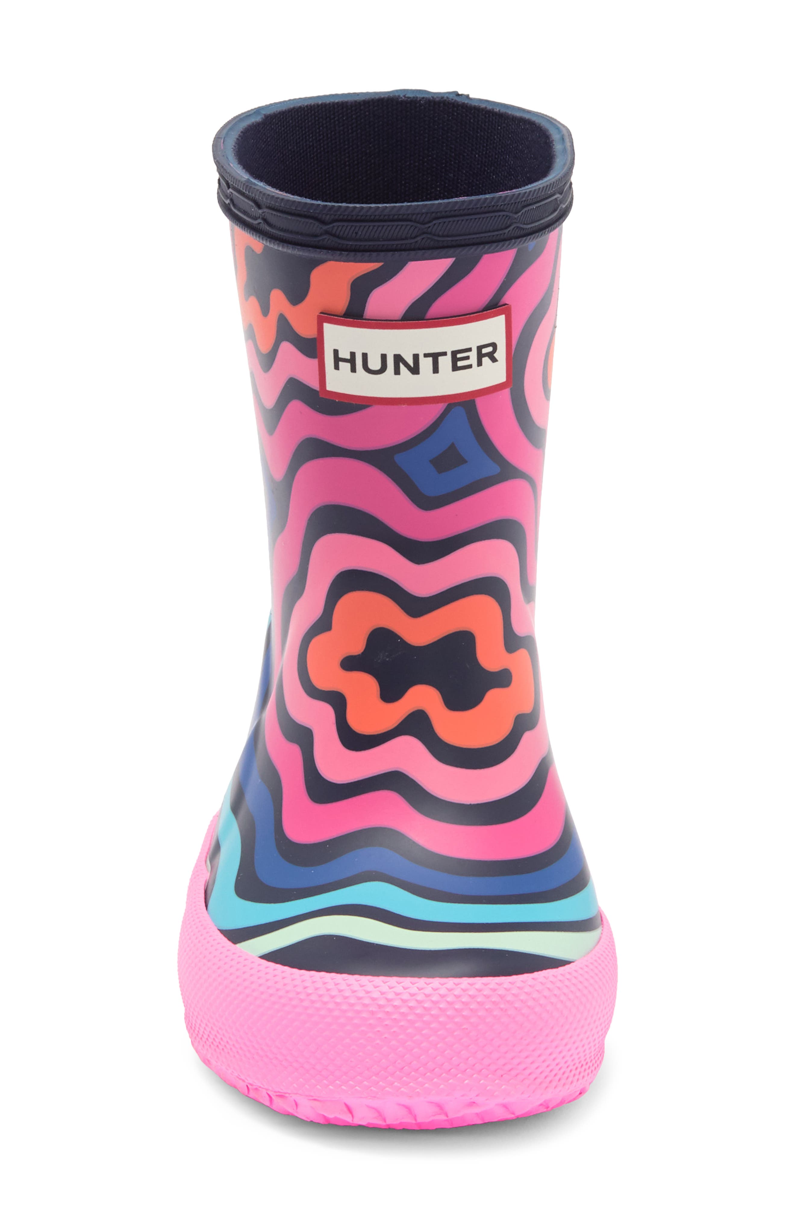 Hunter Kids' Original First Classic Waterproof Rain Boot, Alternate, color, 