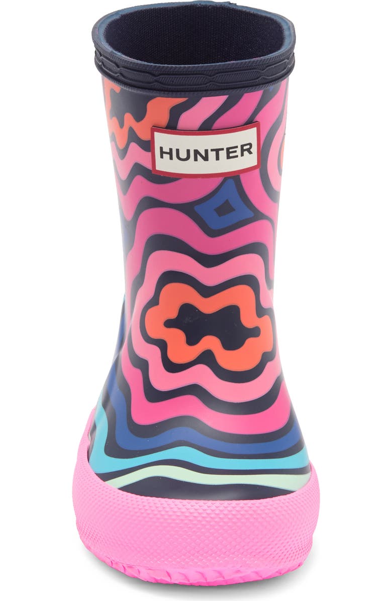 Hunter Kids' Original First Classic Waterproof Rain Boot, Alternate, color,