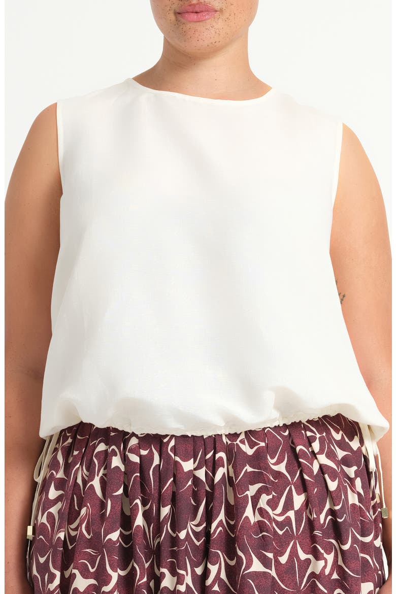 Ainsley Linen Blend Sleeveless Top, Main, color, NATURAL