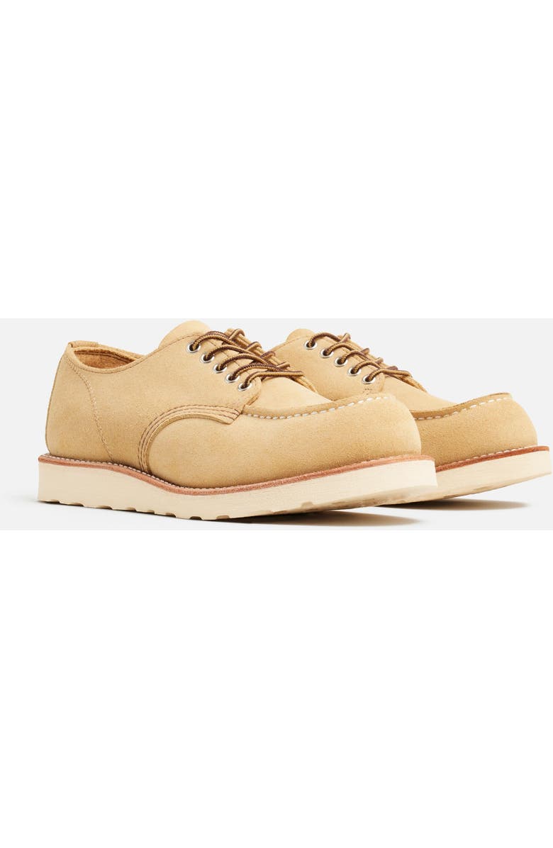 Red Wing Heritage Shop Moc Oxford Roughout Leather Shoe, Alternate, color, Hawthorne Abilene
