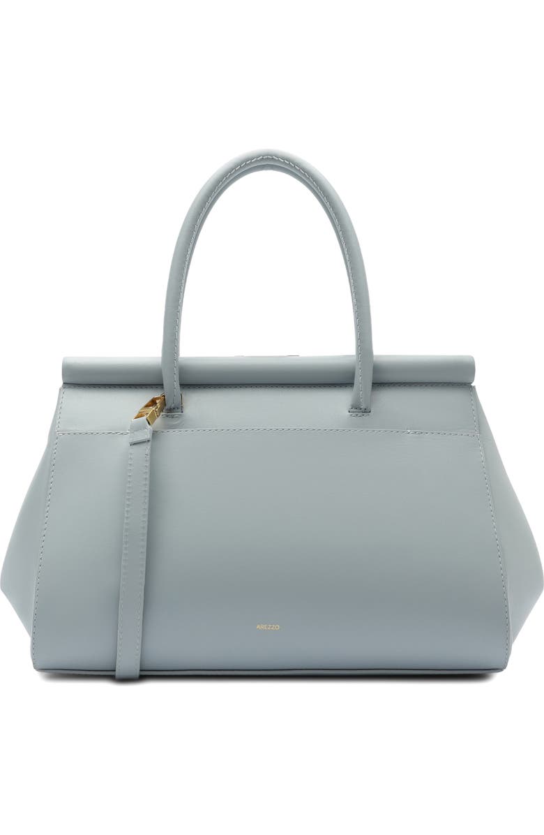 Arezzo Large Morgan Leather Tote, Alternate, color, Glacier Blue