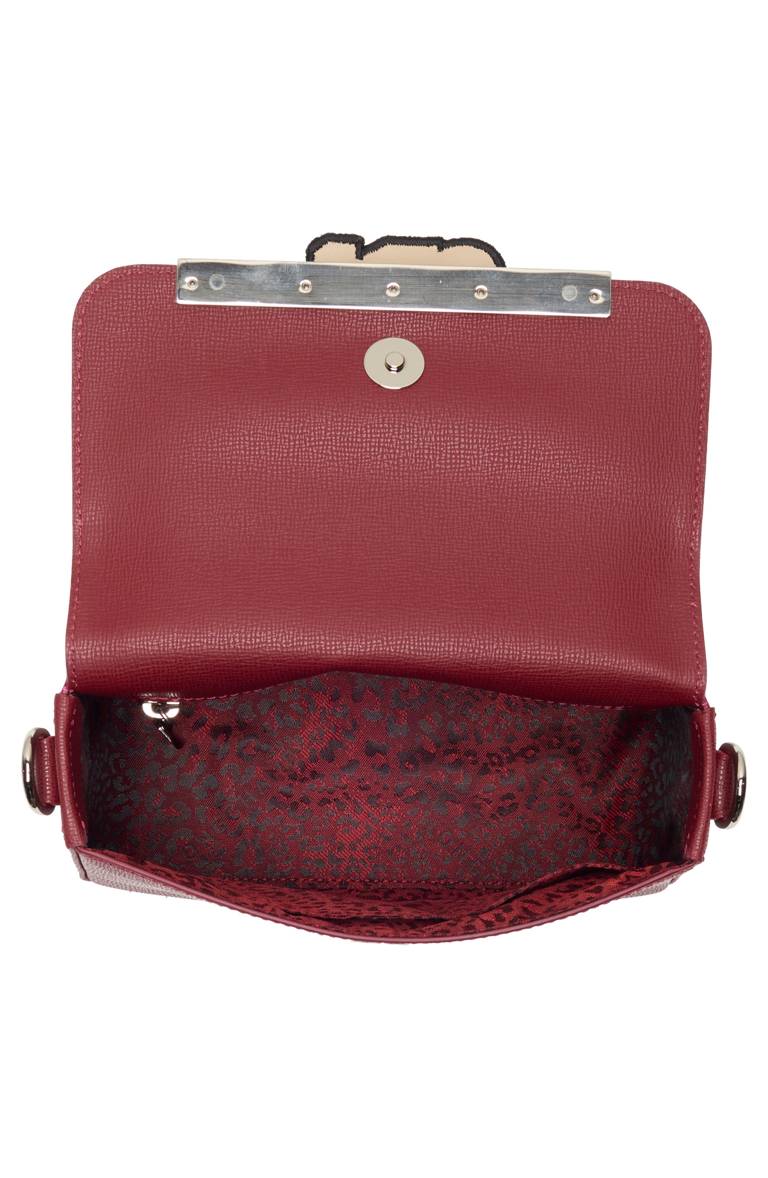 Longchamp Game On Small Crossbody Bag, Alternate, color, Carmine