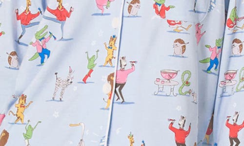 Bedhead Pajamas Print Jersey Pajamas In Blue