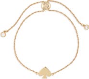 Kate Spade New York spade charm slider bracelet