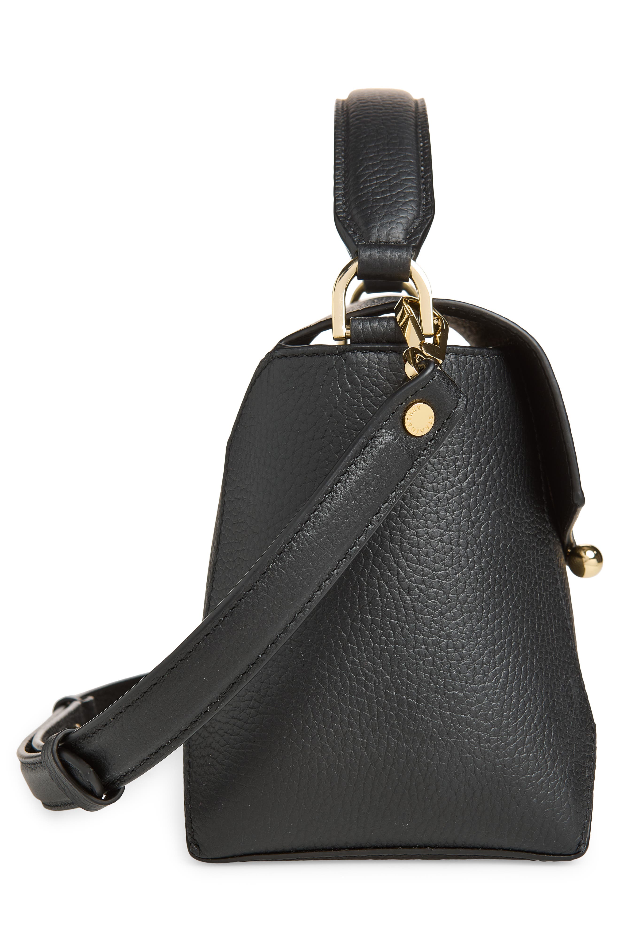 Strathberry Mosaic Leather Top Handle Bag, Alternate, color, 