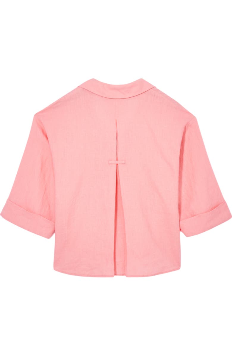 MINT VELVET Linen Resort Top, Alternate, color, Pink