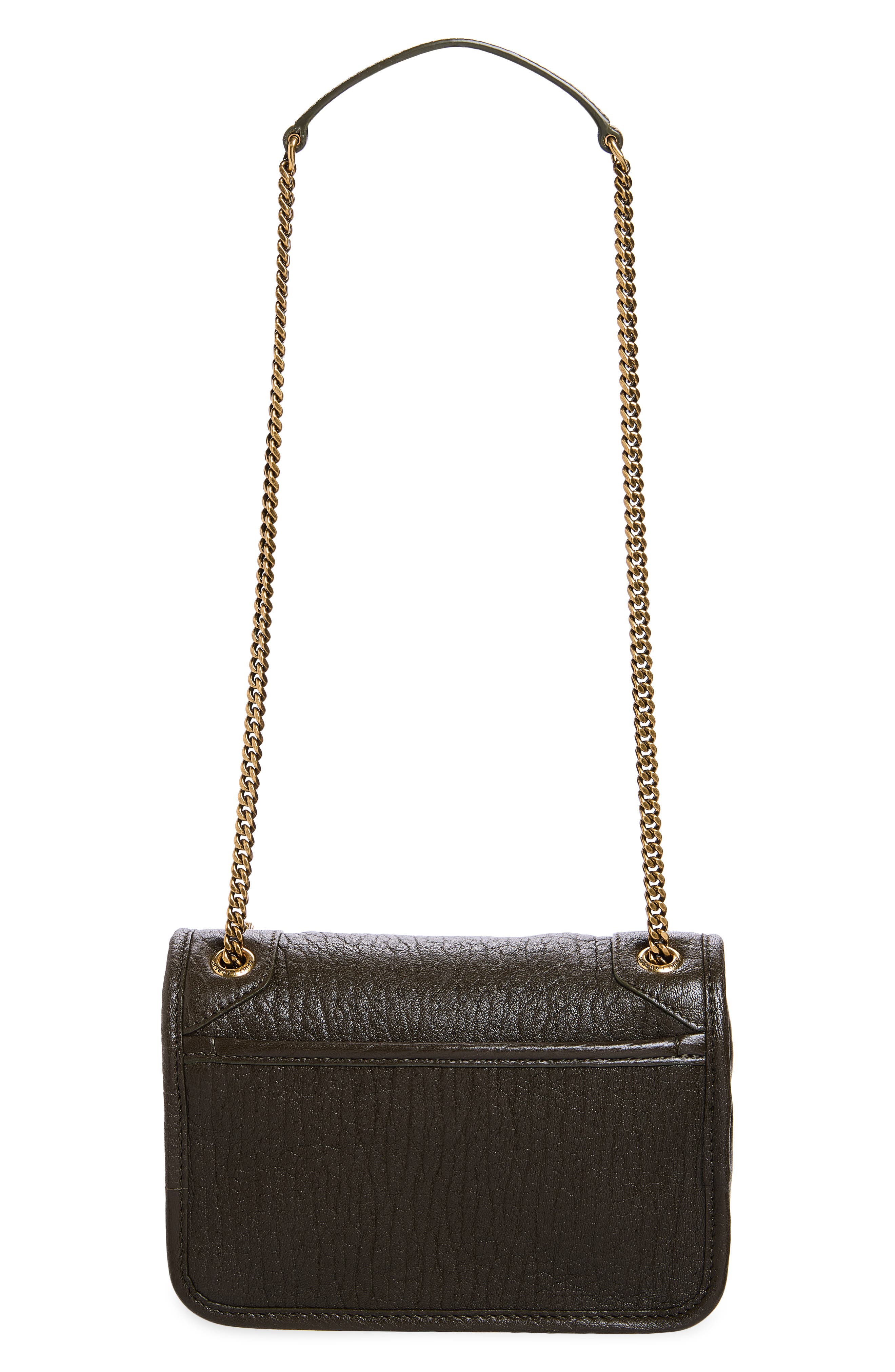 Mini Niki Leather Shoulder Bag, Alternate, color, LIGHT MUSK