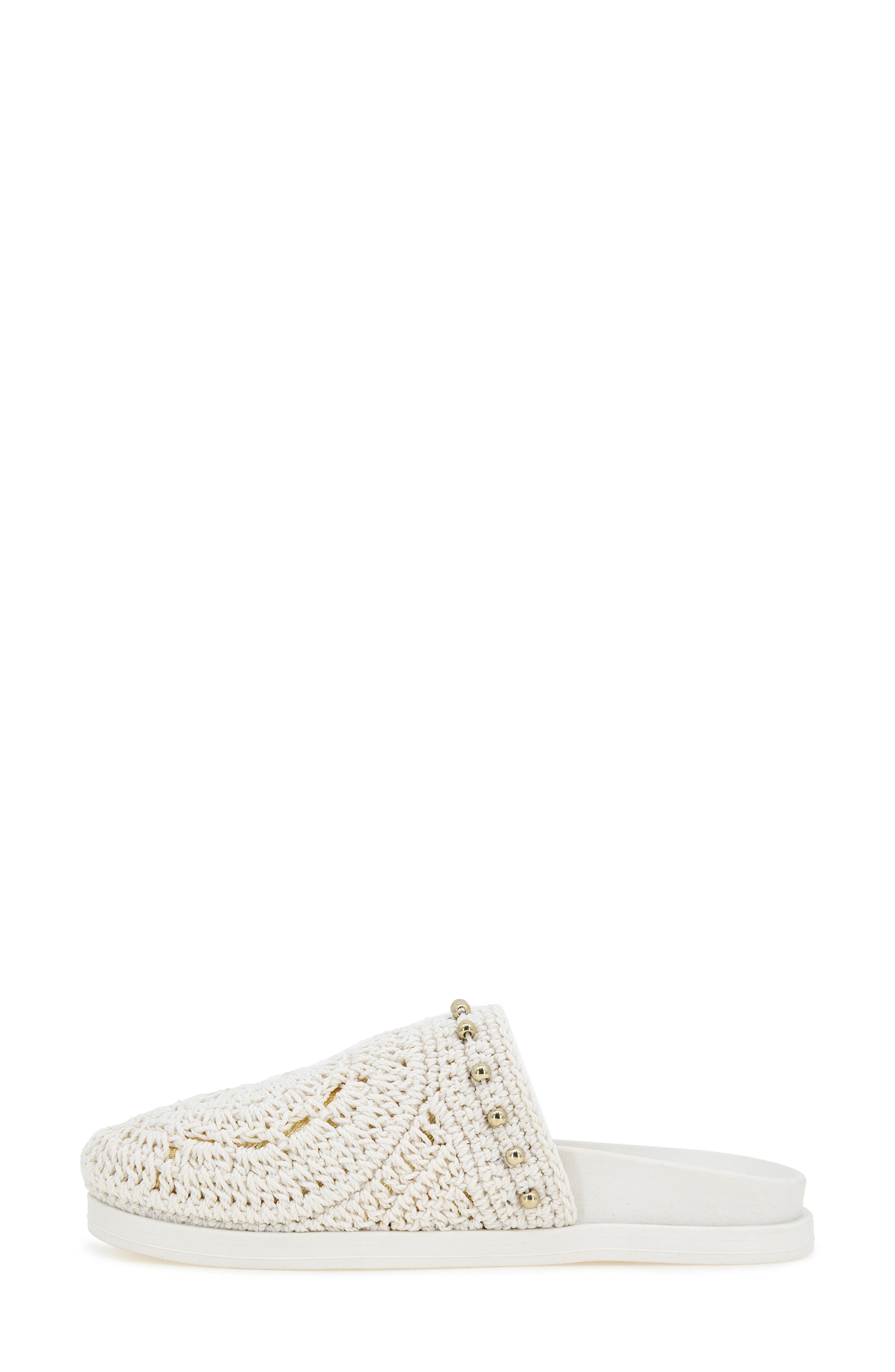 Kensie Paislee Raffia Mule, Alternate, color, Natural Crochet