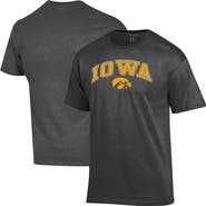 Champion Men's Champion Charcoal Iowa Hawkeyes Arch Over Logo T-Shirt