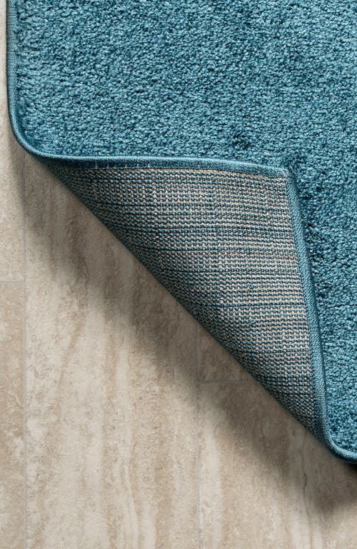Jonathan Y Haze Solid Low-pile Area Rug In Blue