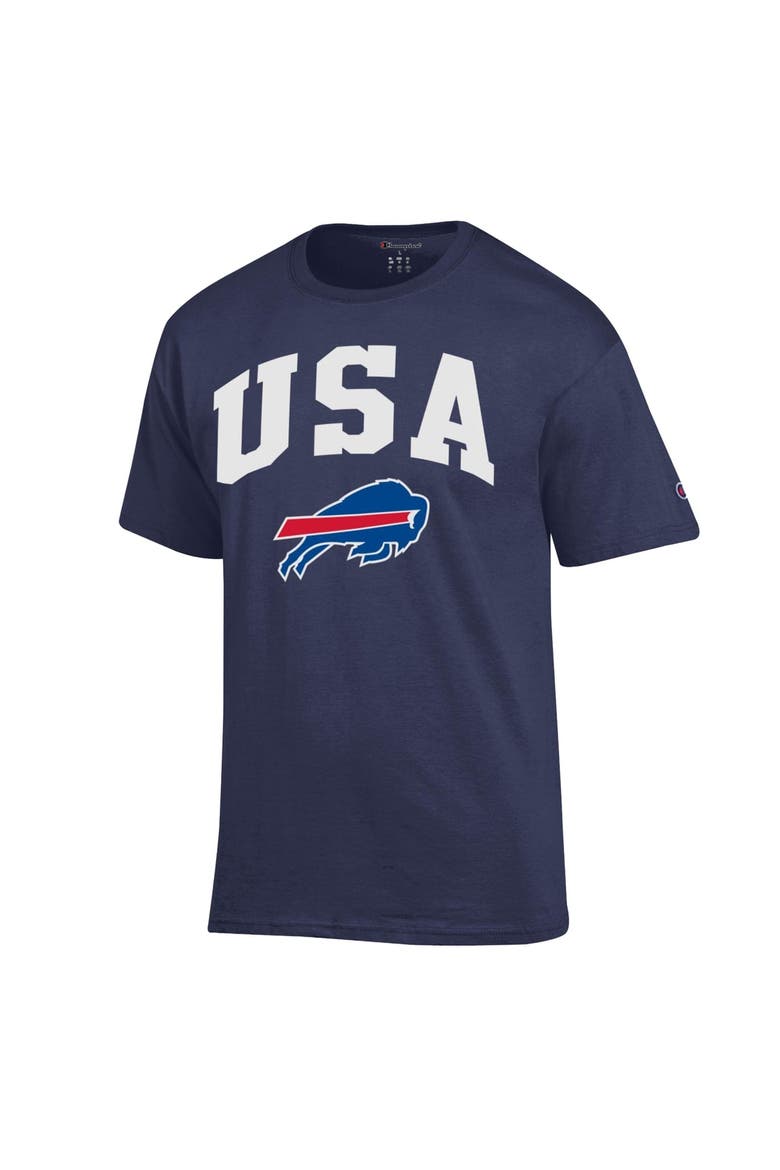 Men's Champion Navy Buffalo Bills Americana T-Shirt, Alternate, color, Navy
