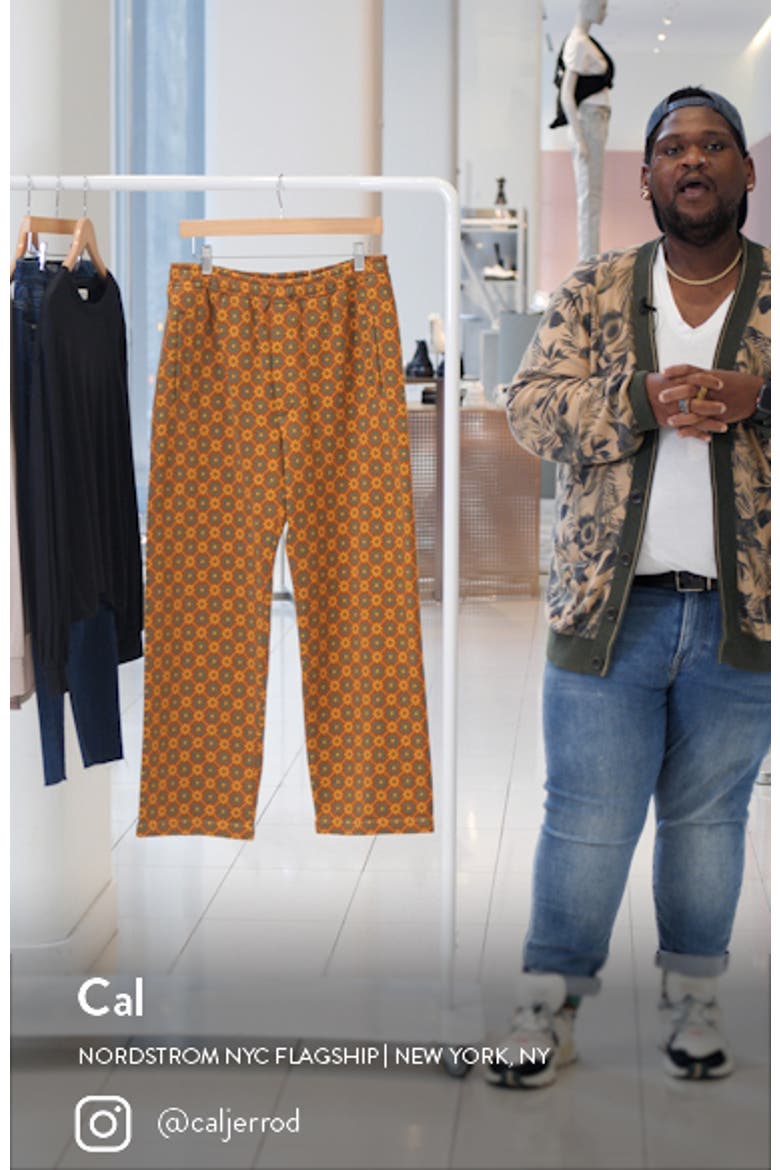 Floral Jacquard Sweatpants video