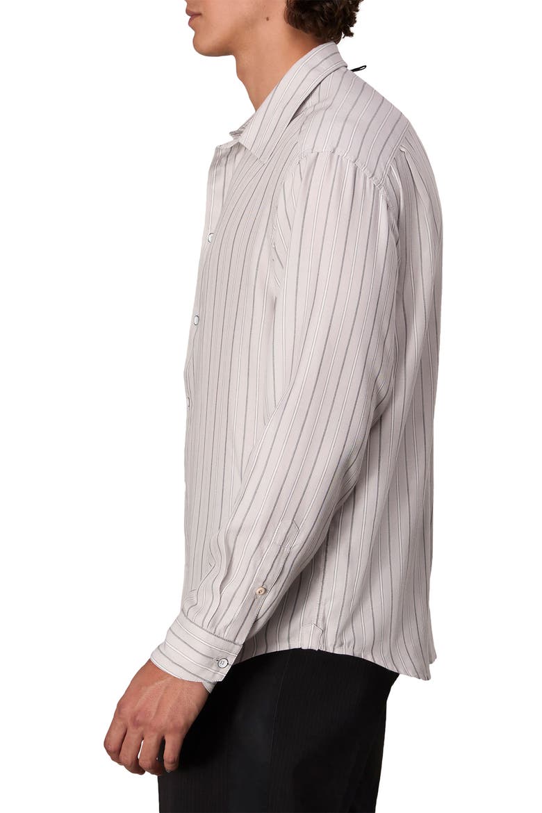 Matthew Stripe Button-Up Shirt, Alternate, color, WHITE STRIPE