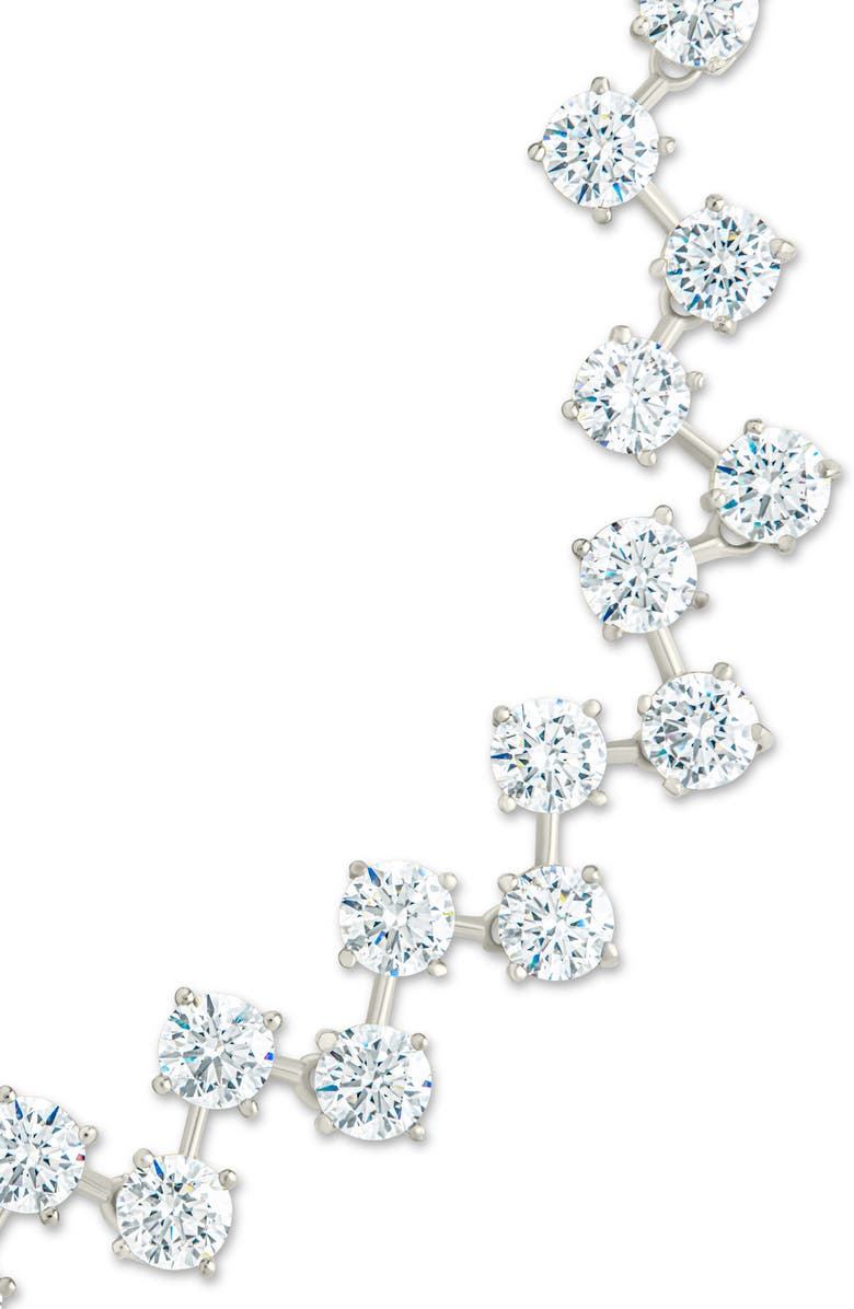 Sterling Forever Carson Classic Cubic Zirconia Tennis Bracelet, Alternate, color, Silver