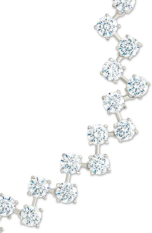 Sterling Forever Carson Classic Cubic Zirconia Tennis Bracelet In Metallic