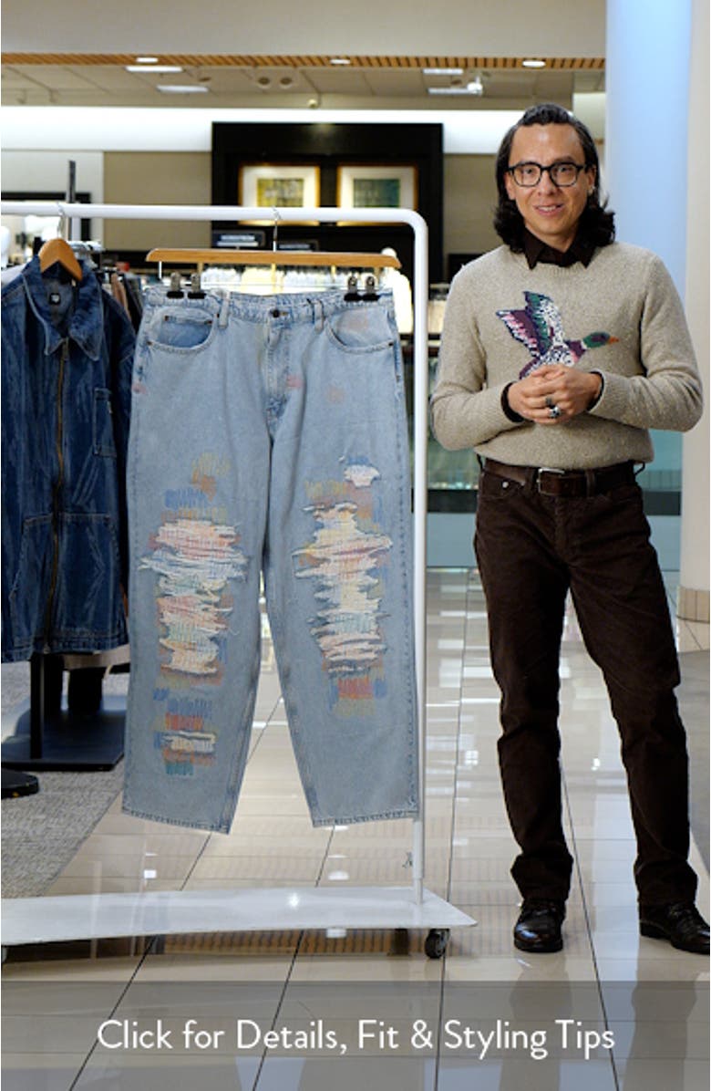 501<sup>®</sup> Skateboarding<sup>™</sup> Rip & Repair Super Baggy Jeans, sales video thumbnail