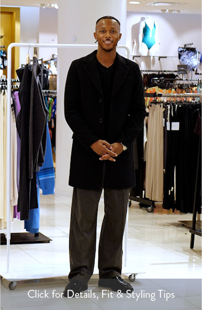 Caspian Wool Blend Coat, sales video thumbnail