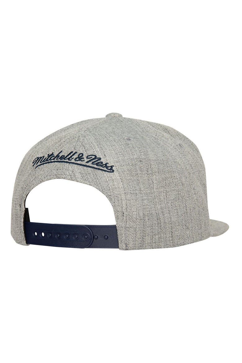 Men's Mitchell & Ness Heather Gray Denver Nuggets Hardwood Classics 2.0 Snapback Hat, Alternate, color, Heather Gray