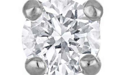 Fzn Kids' 14k Gold Lab Grown Diamond Solitaire Stud Earrings In White