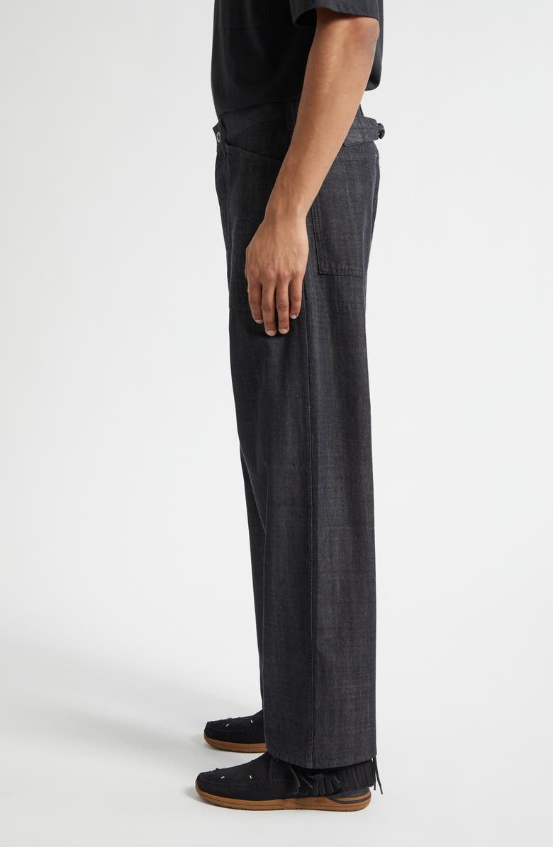 VISVIM Scout Military Chinos, Alternate, color, Black