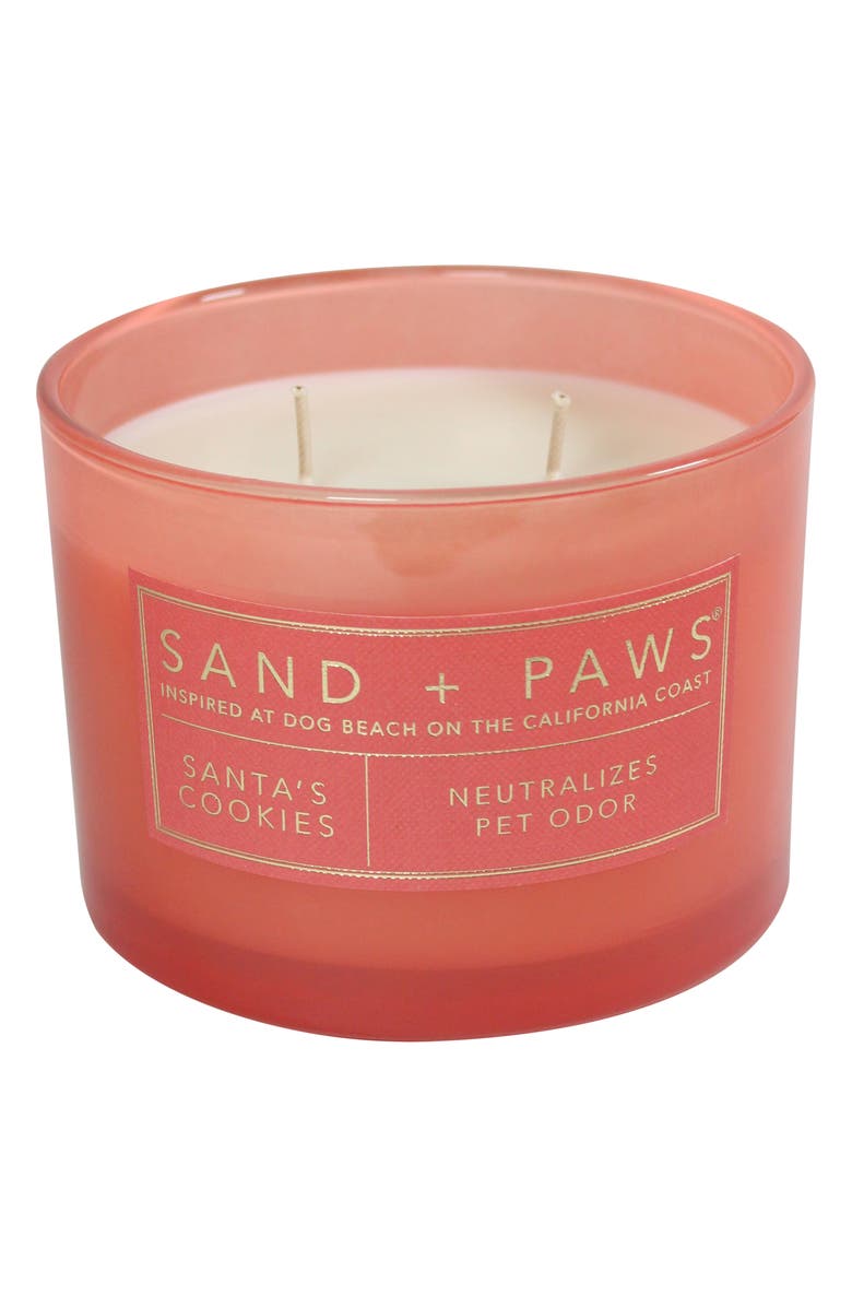SAND AND FOG Santa Paw's Pet Odor Candle, Alternate, color, Pink