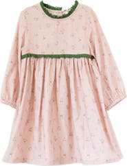 Beet World Priya Dress with Lace Trim