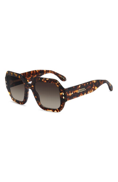 Isabel Marant 51mm Square Sunglasses In Brown