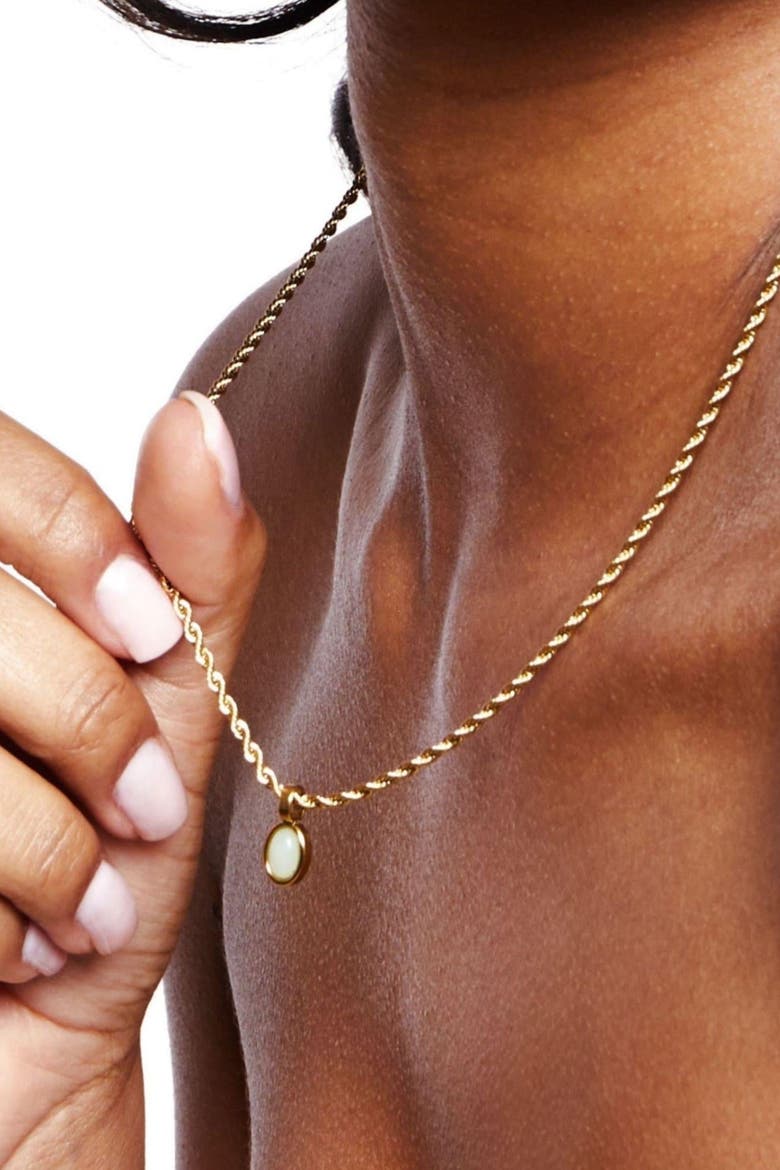 Venetia Necklace, Alternate, color, Gold