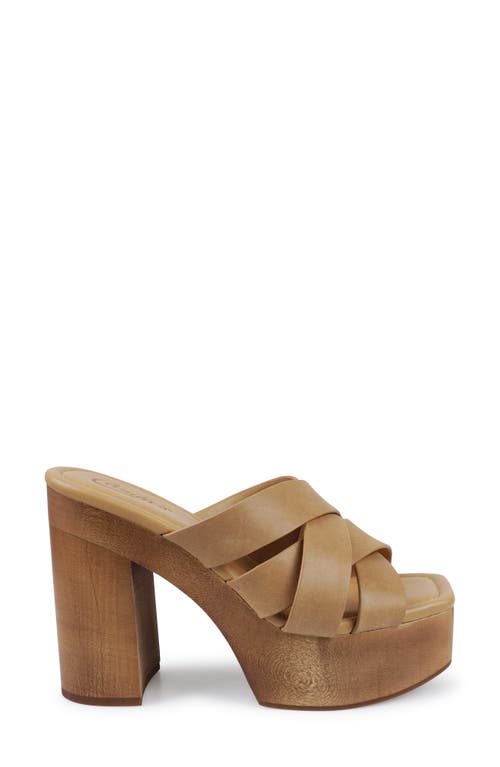 Candies Candie's Marlie Platform Slide Sandal In Neutral