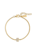 Electric Picks Initial Bracelet