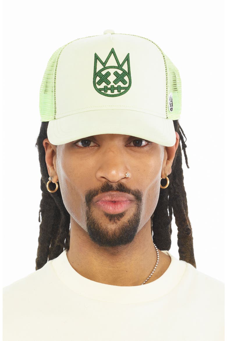 Logo Mesh Back Trucker Hat, Alternate, color, SEAFOAM