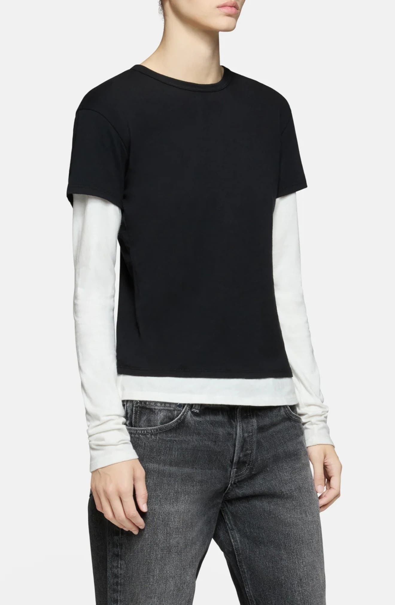 EB Denim Rory Layered Long Sleeve T-Shirt (Women) | Nordstrom