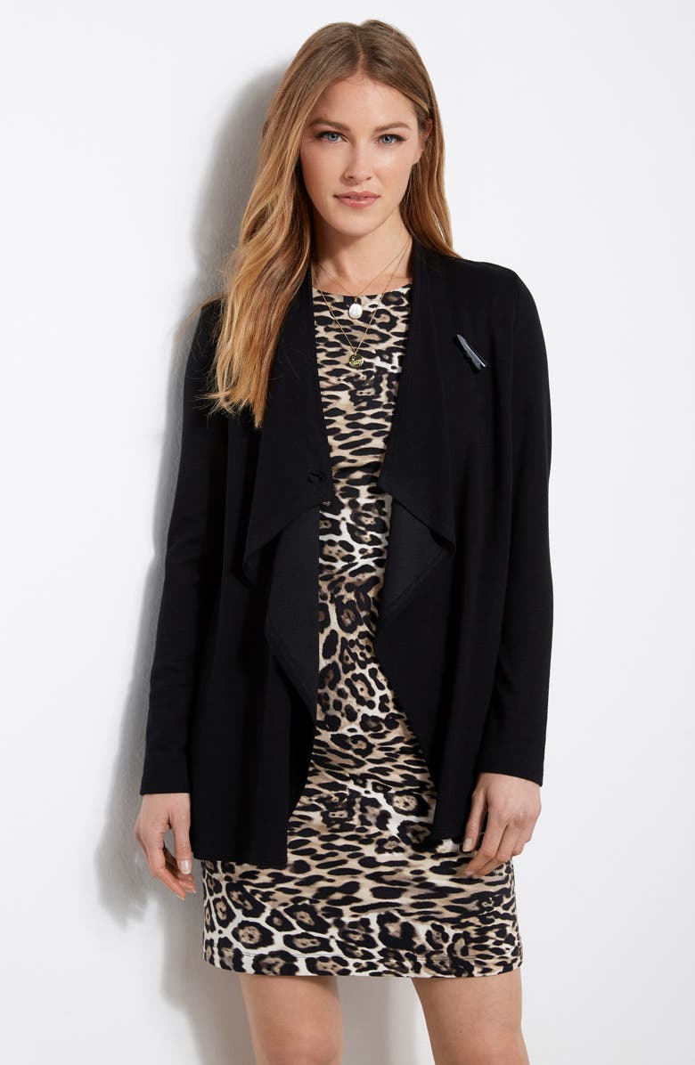 Karen Kane Drape Front Jacket, Alternate, color,