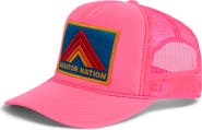 Aviator Nation Mountain Stripe Logo Embroidered Snapback Trucker Hat