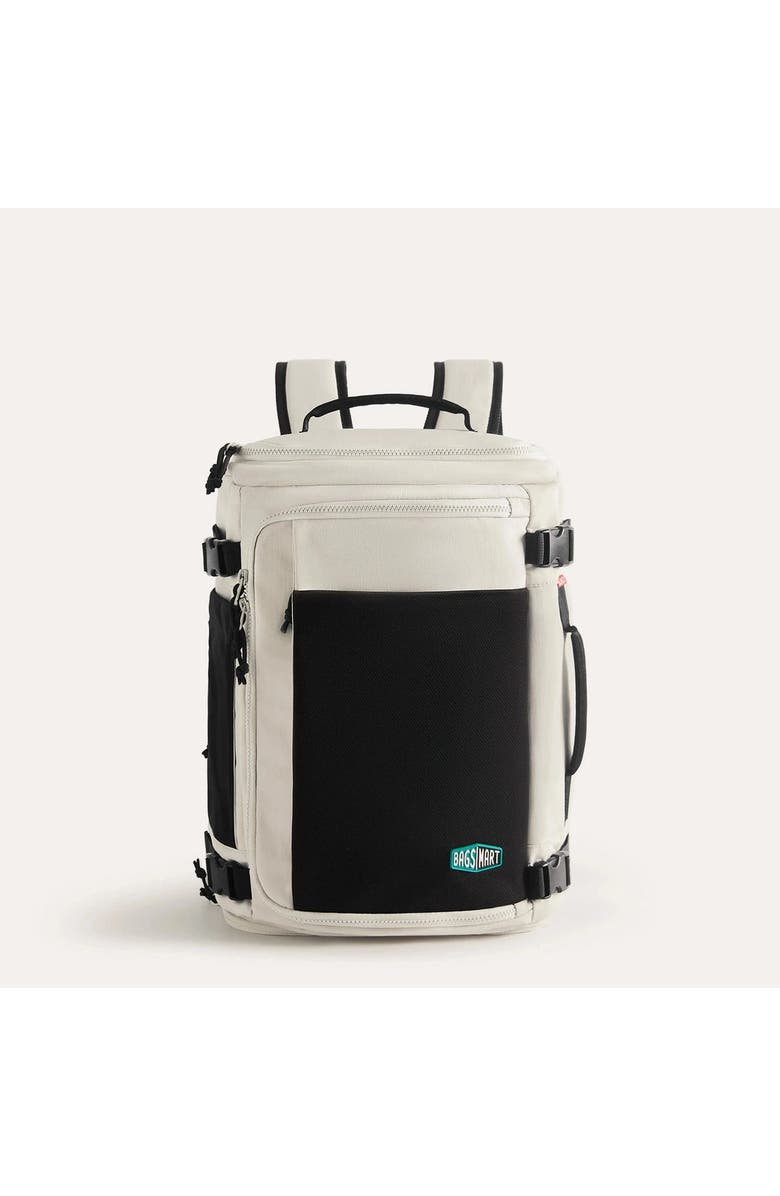 Bagsmart Blast Mesh Carry On Expandable Travel Backpack - 28L-38L Extended, Main, color, Peyote
