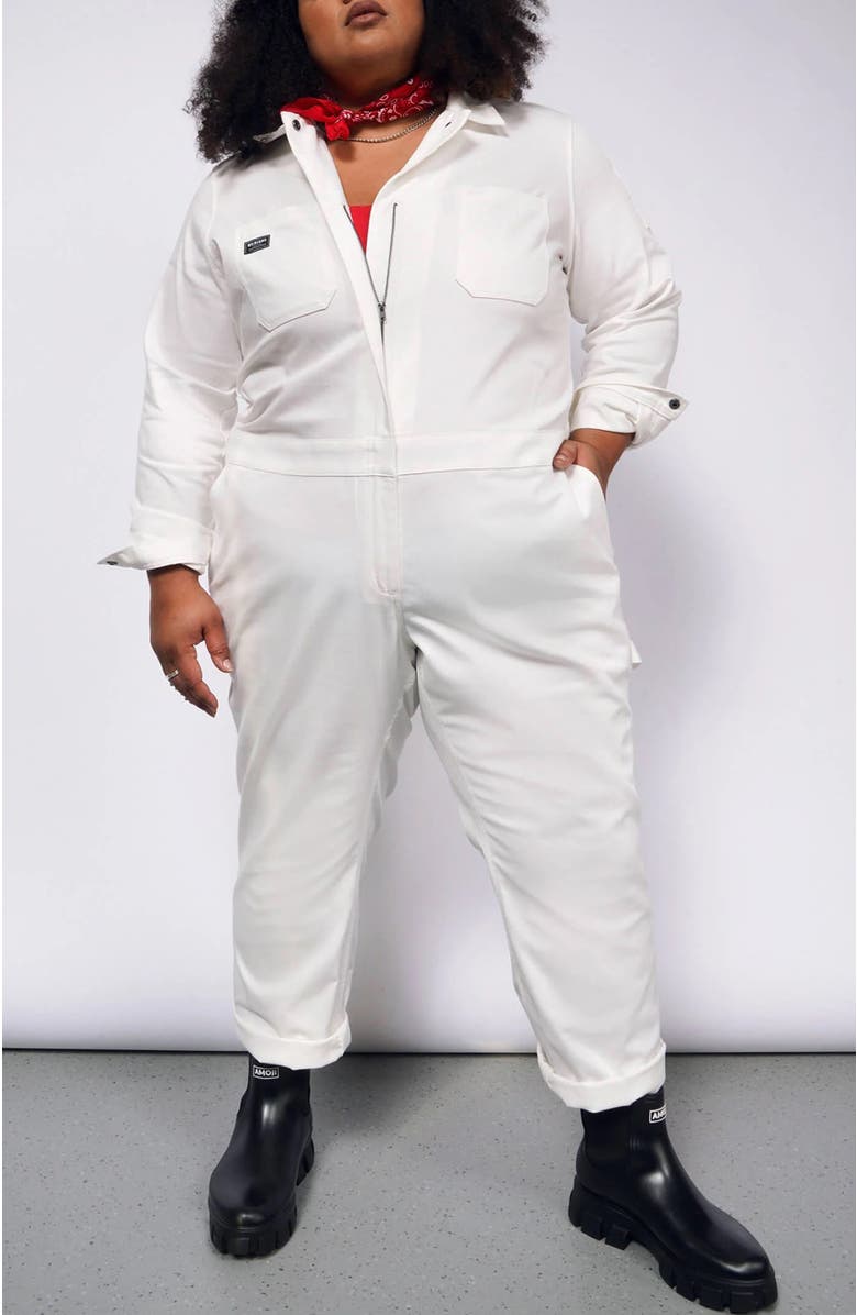 WILDFANG The Essential Long Sleeve Herringbone Coverall, Alternate, color,