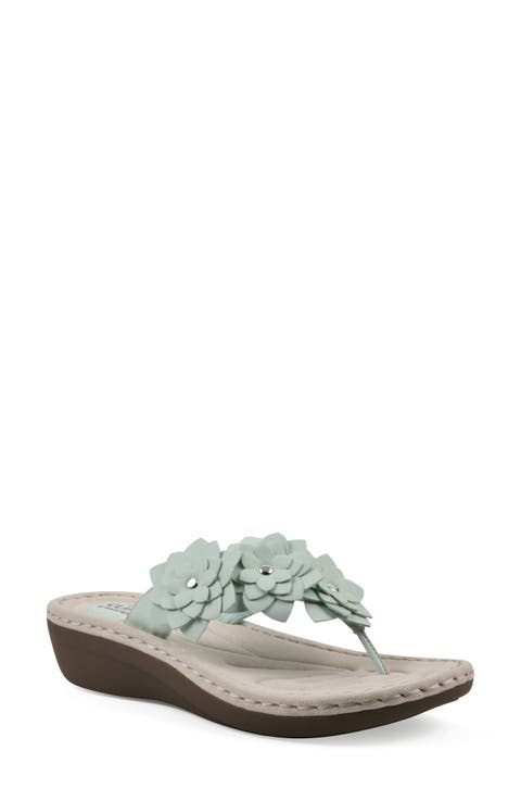 Content Wedge Sandal - Wide Width Available (Women)