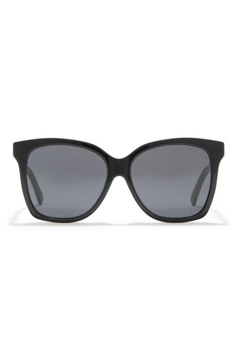 58mm Cat Eye Sunglasses