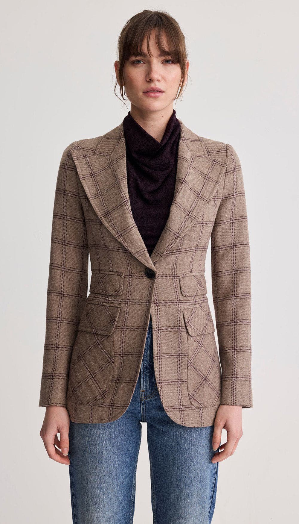 selected Greige Windowpane