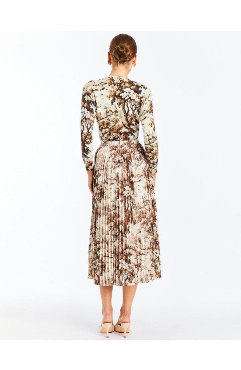 Mestiza New York Daniella Midi Skirt, Alternate, color, Brown