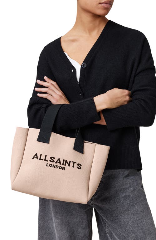Allsaints Mini Izzy Recycled Polyester Tote In Rose Dust Pink