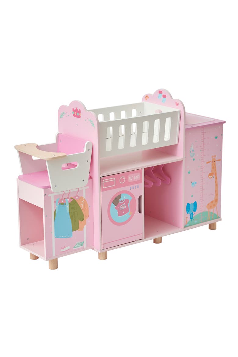 Olivia's World 6-in-1 Doll Nursery Playset, Alternate, color, BABY PINK