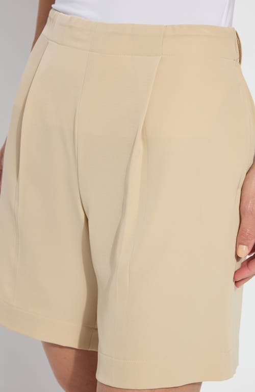 Lyssé Dia Pleated Shorts In Raffia