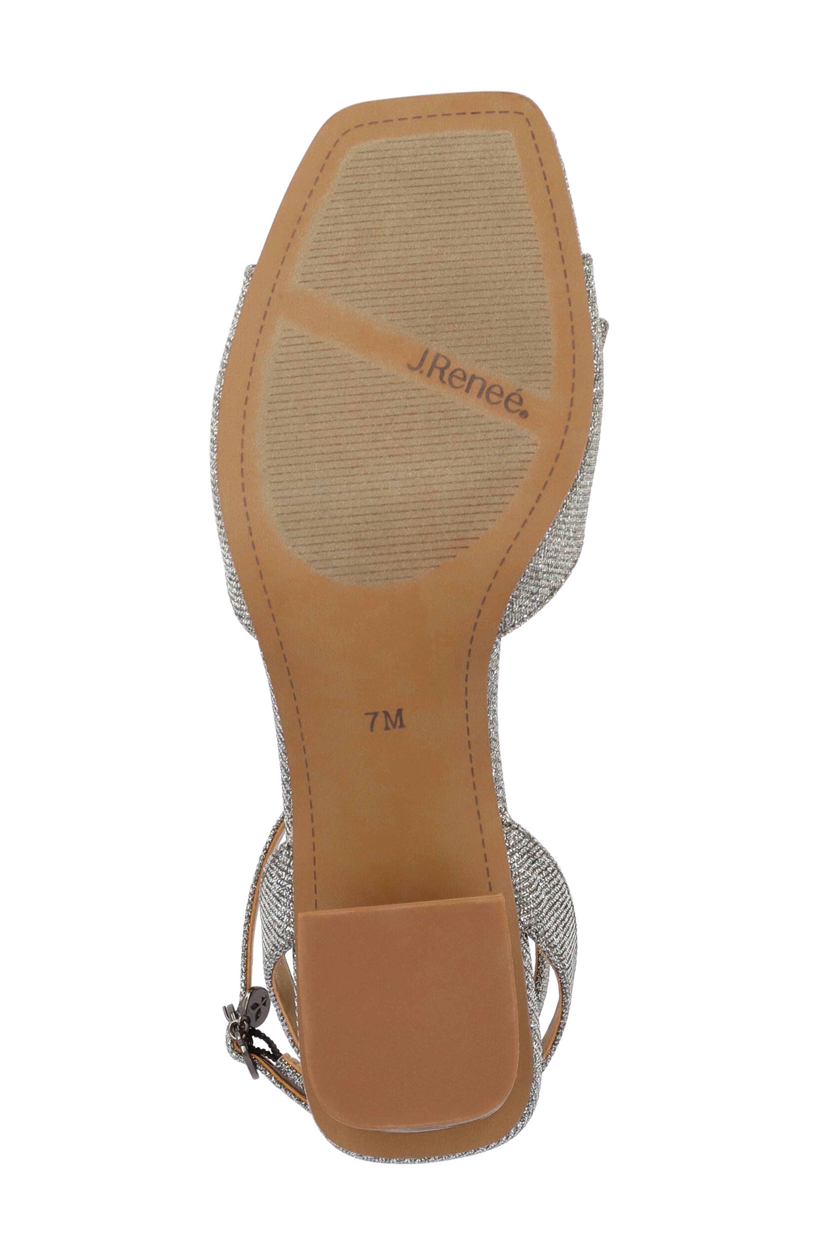 J. Reneé Novela Ankle Strap Sandal, Alternate, color, Pewter