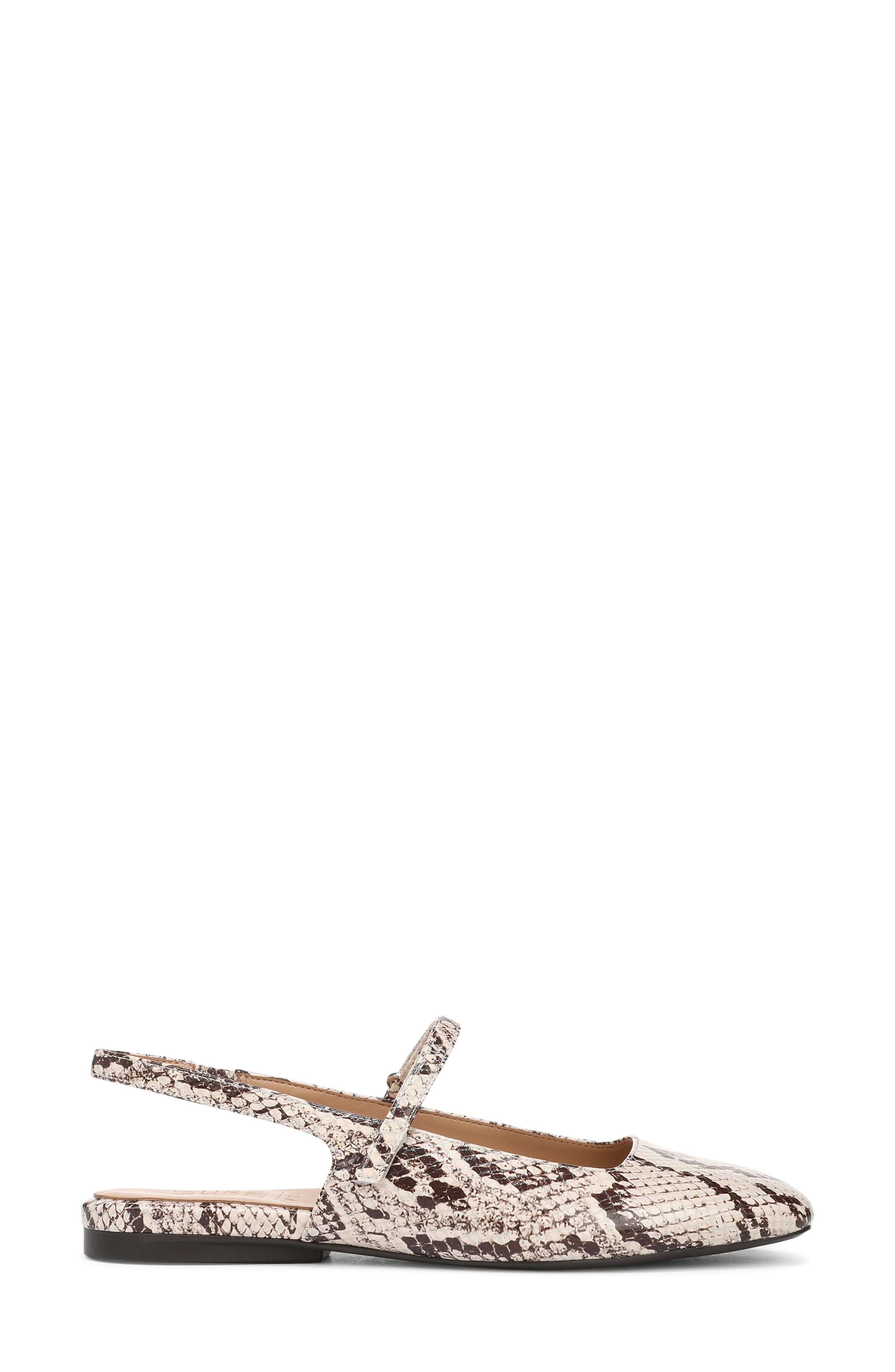 Naturalizer Connie Slingback Mary Jane Flat, Alternate, color, Beige Multi