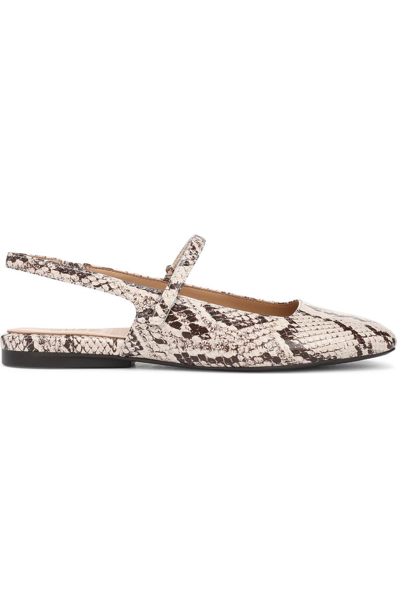 Naturalizer Connie Slingback Mary Jane Flat, Alternate, color, Beige Multi