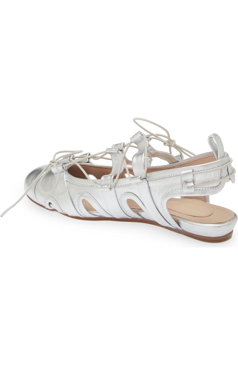 Simone Rocha Sporty Lace-Up Ballet Flat, Alternate, color,