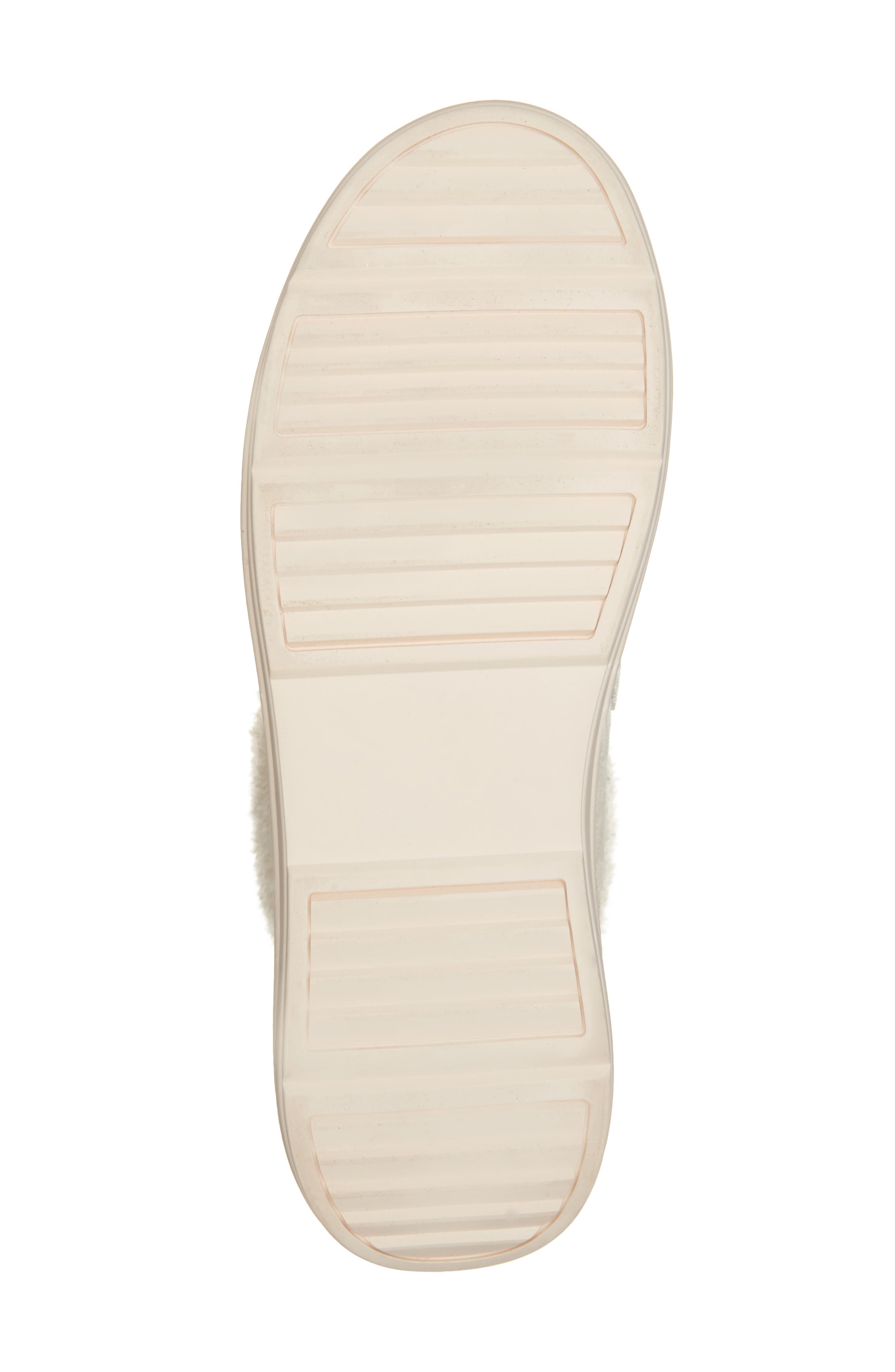 Moncler Insolux Faux Fur Trim Snow Boot, Alternate, color, Silk White