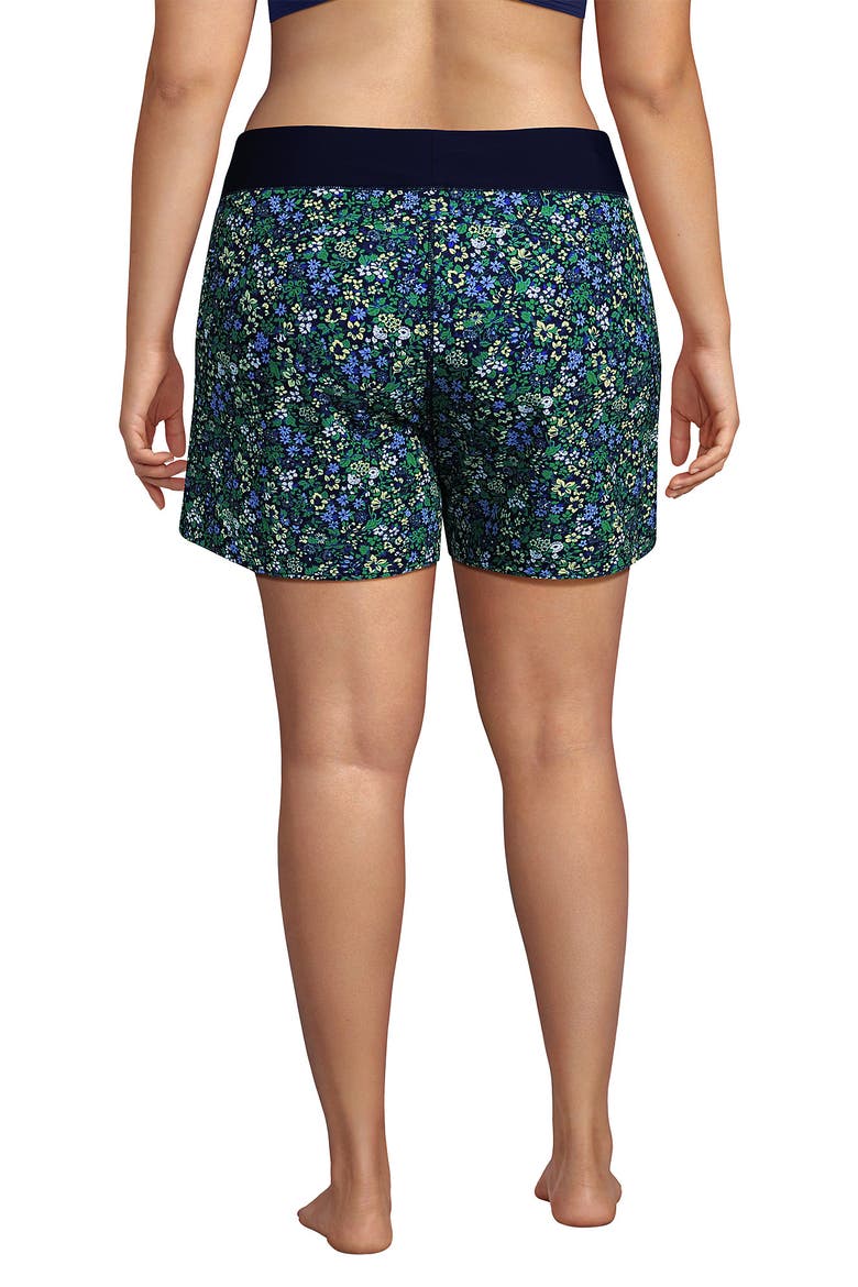 SunShade UPF 50 5" Board Shorts, Alternate, color, Navy Multi Ditsy Floral
